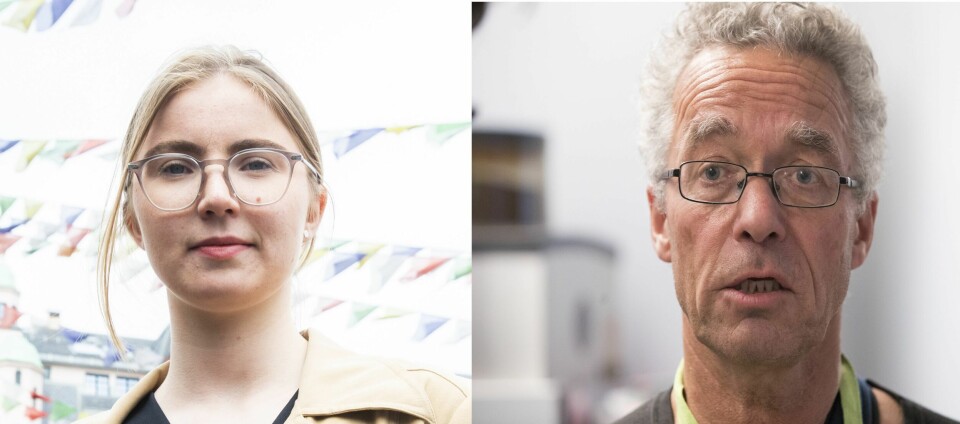 – Hvis jeg ikke får andreplassen, skal jeg få meg en utdannelse, sier Hulda Holtvedt (21). Rasmus Hansson sier at han kun er interessert i andreplassen, siden han ikke har tid til å være vararepresentant. – Hvis jeg ikke får andreplassen, skal jeg få meg en utdannelse, sier Hulda Holtvedt (21). Rasmus Hansson sier at han kun er interessert i andreplassen, siden han ikke har tid til å være vararepresentant.