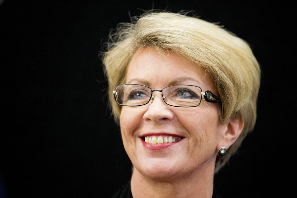Åslaug Haga tar over som leder for interesseorganisasjonen Norwea. Åslaug Haga tar over som leder for interesseorganisasjonen Norwea.