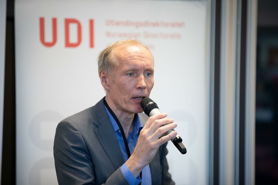 – Det vi har sett de siste ukene etter påske, er en nedadgående trend, sier UDI-direktør Frode Forfang. – Det vi har sett de siste ukene etter påske, er en nedadgående trend, sier UDI-direktør Frode Forfang.