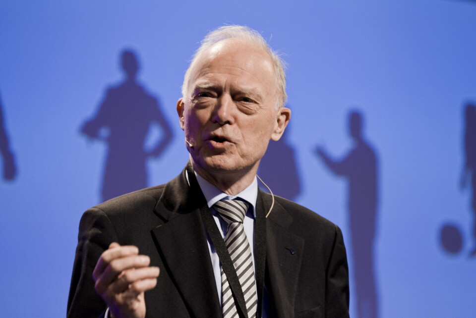 Halvdan Skard (Ap), som var KS-leder i 20 år, hadde «Fra konfrontasjon til konsultasjon» som motto. Her ved åpningen av KS' landsting i 2012. Halvdan Skard (Ap), som var KS-leder i 20 år, hadde «Fra konfrontasjon til konsultasjon» som motto. Her ved åpningen av KS' landsting i 2012.