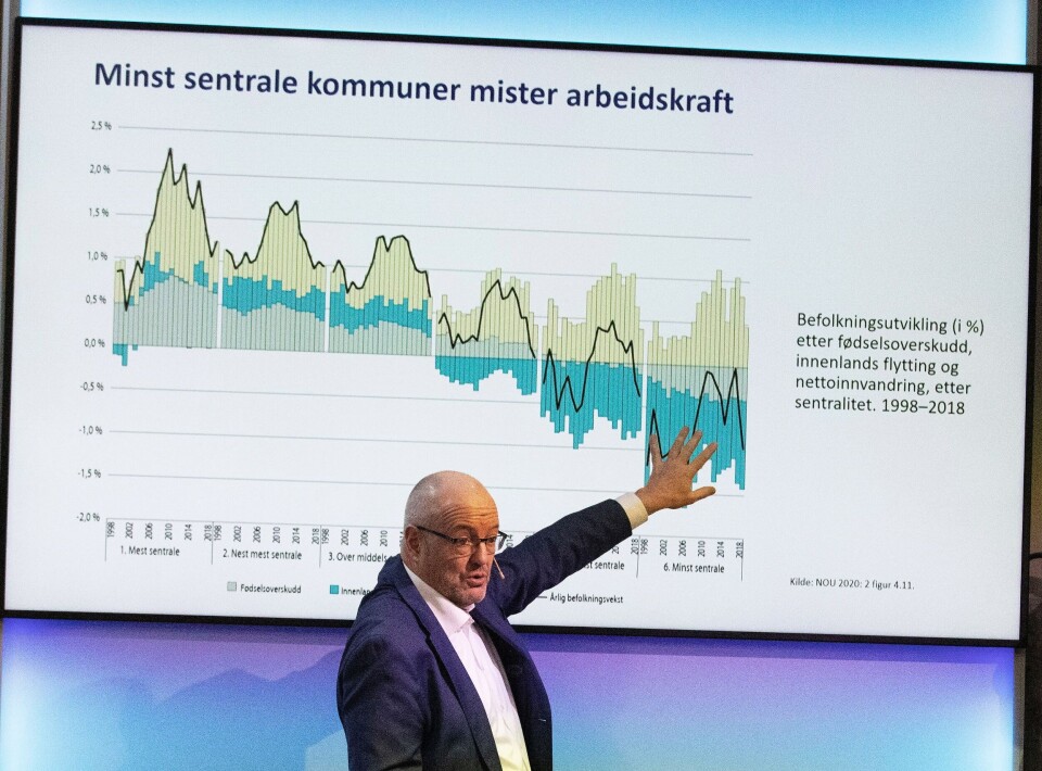 Ergoterapeuter har lenge ropt om bærekraftige prioriteringer i helsetjenestene, men alvoret måtte bli stort før realitetene ble tatt på alvor, skriver Tone Holst Skyer, med henvisning til Helsepersonellkommisjonens rapport. Her fra framleggingen av rapporten ved kommisjonsleder Gunnar Bovim. Ergoterapeuter har lenge ropt om bærekraftige prioriteringer i helsetjenestene, men alvoret måtte bli stort før realitetene ble tatt på alvor, skriver Tone Holst Skyer, med henvisning til Helsepersonellkommisjonens rapport. Her fra framleggingen av rapporten ved kommisjonsleder Gunnar Bovim.