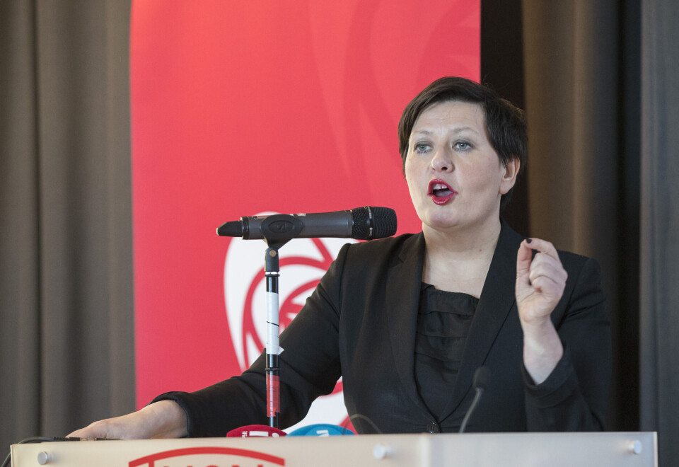 Finnmark Ap ønsker Helga Pedersen som partisekretær i Arbeiderpartiet. Her fra årsmøtet i Finnmark Ap i 2018. Finnmark Ap ønsker Helga Pedersen som partisekretær i Arbeiderpartiet. Her fra årsmøtet i Finnmark Ap i 2018.