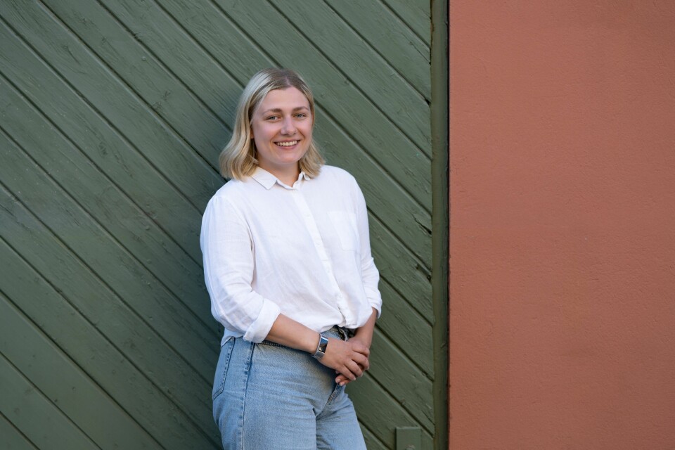 Hannah Berg fra Fredrikstad er Rødt-politiker og mener det er sunt å være utålmodig. Hannah Berg fra Fredrikstad er Rødt-politiker og mener det er sunt å være utålmodig.
