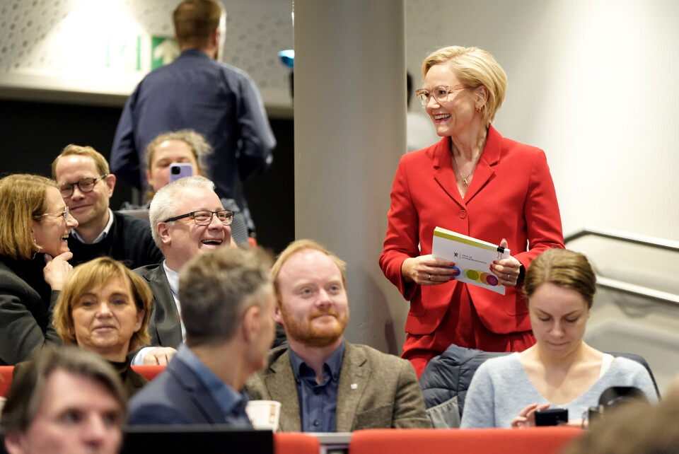 Helse- og omsorgsminister Ingvild Kjerkol (Ap) presenterer regjeringens nasjonale helse- og samhandlingsplan. Presentasjonen finner sted på Lovisenberg sykehus i Oslo fredag. Helse- og omsorgsminister Ingvild Kjerkol (Ap) presenterer regjeringens nasjonale helse- og samhandlingsplan. Presentasjonen finner sted på Lovisenberg sykehus i Oslo fredag.