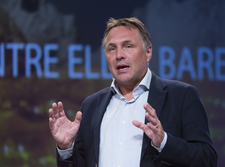 Fylkesordfører Tore O. Sandvik i Trøndelag mener at debatten om et mulig regjeringssamarbeid med MDG er en ikke-debatt og trekker fram et regjeringsalternativ med SV og Sp som en større sannsynlighet. Arkivfoto: Terje Pedersen / NTB scanpix Fylkesordfører Tore O. Sandvik i Trøndelag mener at debatten om et mulig regjeringssamarbeid med MDG er en ikke-debatt og trekker fram et regjeringsalternativ med SV og Sp som en større sannsynlighet. Arkivfoto: Terje Pedersen / NTB scanpix