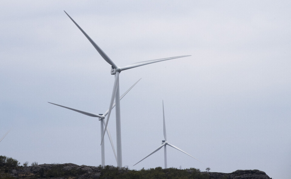 Vindmøller i Eigersund kommune i Rogaland. Foto: Terje Pedersen / NTB scanpix Vindmøller i Eigersund kommune i Rogaland. Foto: Terje Pedersen / NTB scanpix