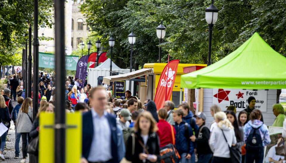 Støtten til de politiske partiene er normalt høyere i et valgår, melder Statistisk sentralbyrå.