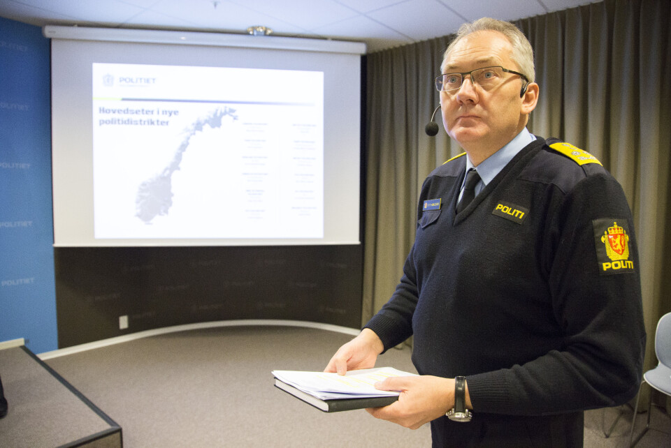 Politidirektør Odd Reidar Humlegård mener det er bra for distriktene at det blir færre politidistrikter. Foto: Torstein Bøe / NTB scanpix Politidirektør Odd Reidar Humlegård mener det er bra for distriktene at det blir færre politidistrikter. Foto: Torstein Bøe / NTB scanpix