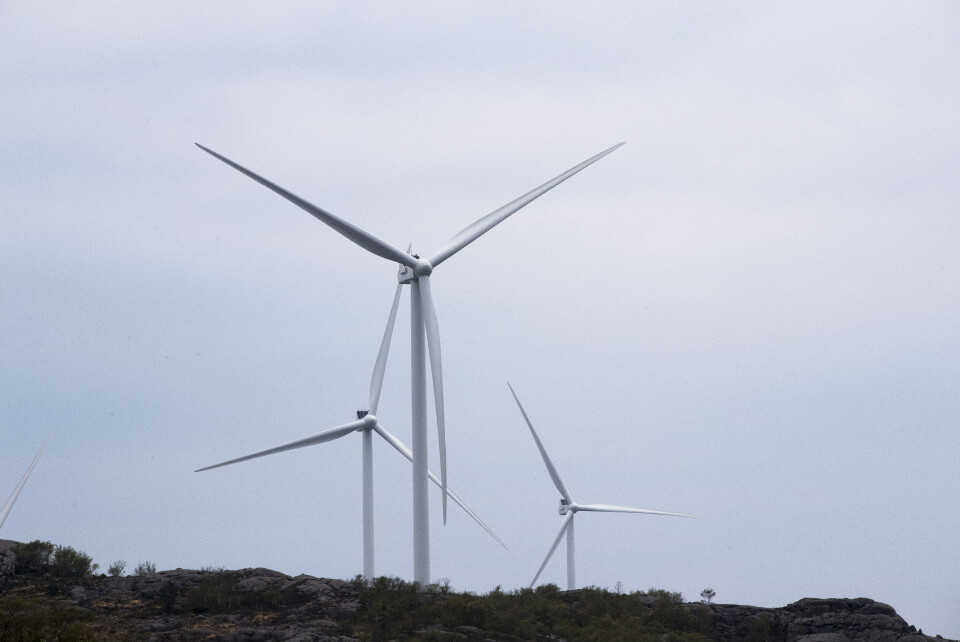 Vindmøller i Eigersund kommune i Rogaland.Foto: Terje Pedersen / NTB scanpixHunderfossen kraftstasjon i Gudbrandsdalslågen.Foto: Paul Kleiven / NTB scanpix Vindmøller i Eigersund kommune i Rogaland.Foto: Terje Pedersen / NTB scanpixHunderfossen kraftstasjon i Gudbrandsdalslågen.Foto: Paul Kleiven / NTB scanpix
