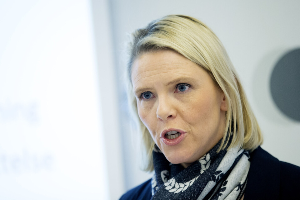 Innvandrings- og integreringsminister Sylvi Listhaug (Frp) presenterte i rom jula innstrammingstiltak som vil bety at færre asylsøkere får permanent oppholdstillatelse i Norge. Foto: Håkon Mosvold Larsen / NTB scanpix Innvandrings- og integreringsminister Sylvi Listhaug (Frp) presenterte i rom jula innstrammingstiltak som vil bety at færre asylsøkere får permanent oppholdstillatelse i Norge. Foto: Håkon Mosvold Larsen / NTB scanpix