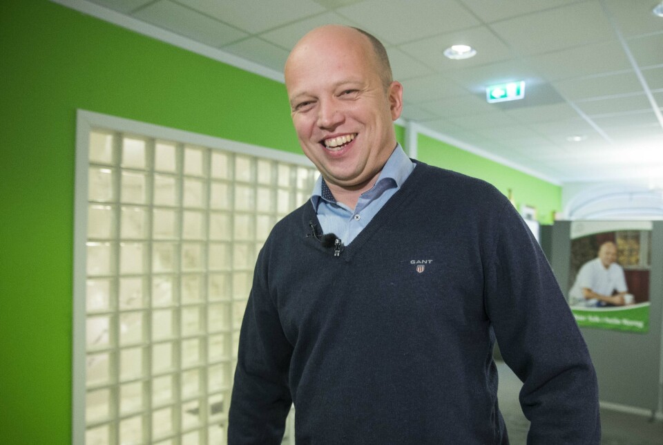 Senterpartiet (Sp) og leder Trygve Slagsvold Vedum kan feire både rekordmange stemmer og rekordmange mandater per stemme etter årets kommunevalg. Foto: Terje Pedersen / NTB scanpix Senterpartiet (Sp) og leder Trygve Slagsvold Vedum kan feire både rekordmange stemmer og rekordmange mandater per stemme etter årets kommunevalg. Foto: Terje Pedersen / NTB scanpix