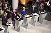 FNB får ikke delta fullt ut i NRKs partilederdebatt i Arendal neste mandag, men får være med i en bolk om bompenger. Her fra partilederdebatten i Bergen i 2017. Foto: Marit Hommedal/NTB scanpix