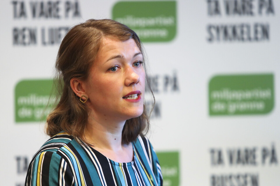 MDGs nasjonale talsperson Une Bastholm møtte tirsdag pressen i forkant av partiets landsmøte til helgen. Foto: Ryan Kelly / NTB scanpix MDGs nasjonale talsperson Une Bastholm møtte tirsdag pressen i forkant av partiets landsmøte til helgen. Foto: Ryan Kelly / NTB scanpix