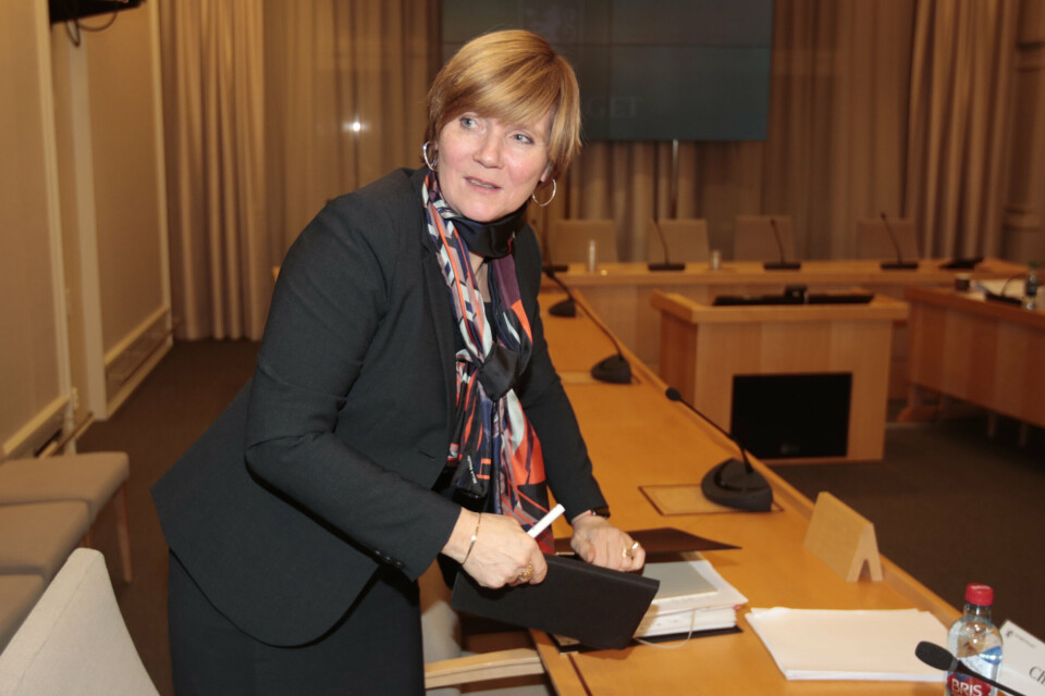 Christine Meyer er ny toppkandidat for Bergen Høyre. Her er Meyer fotografert under de åpne høringene i kontroll- og konstitusjonskomiteen på Stortinget om håndteringen av omorganiseringen i SSB i 2018. Christine Meyer er ny toppkandidat for Bergen Høyre. Her er Meyer fotografert under de åpne høringene i kontroll- og konstitusjonskomiteen på Stortinget om håndteringen av omorganiseringen i SSB i 2018.