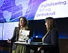 Kunnskapsminister Tonje Brenna (Ap) lanserte nylig Strategi for digital kompetanse og infrastruktur i barnehage og skole, som er utarbeidet i samarbeid med KS. Til høyre styreleder Gunn Marit Helgesen (H) i KS.