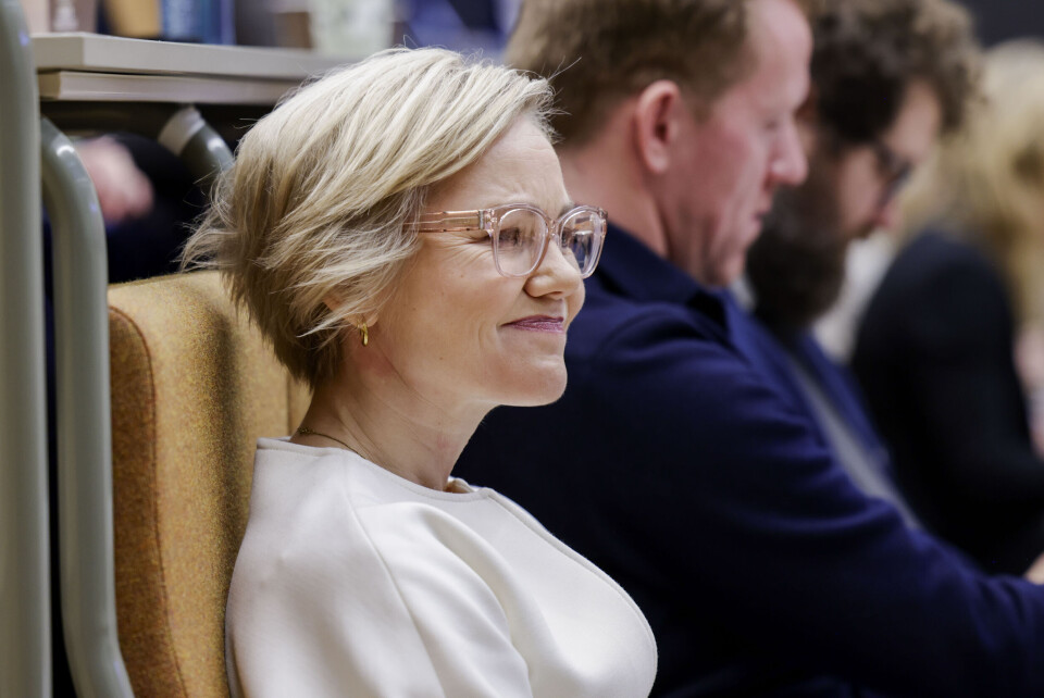 Helse- og omsorgsminister Ingvild Kjerkol holder sykehustalen 2024. Helse- og omsorgsminister Ingvild Kjerkol holder sykehustalen 2024.