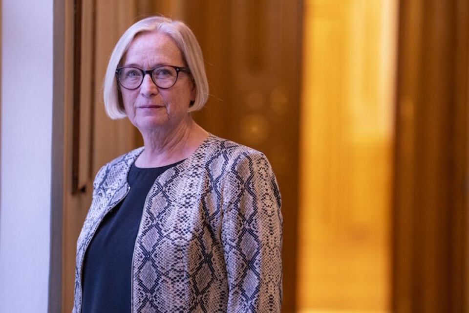 Marit Arnstad (Sp) mener avstanden til SV er for stor i viktige saker. Marit Arnstad (Sp) mener avstanden til SV er for stor i viktige saker.