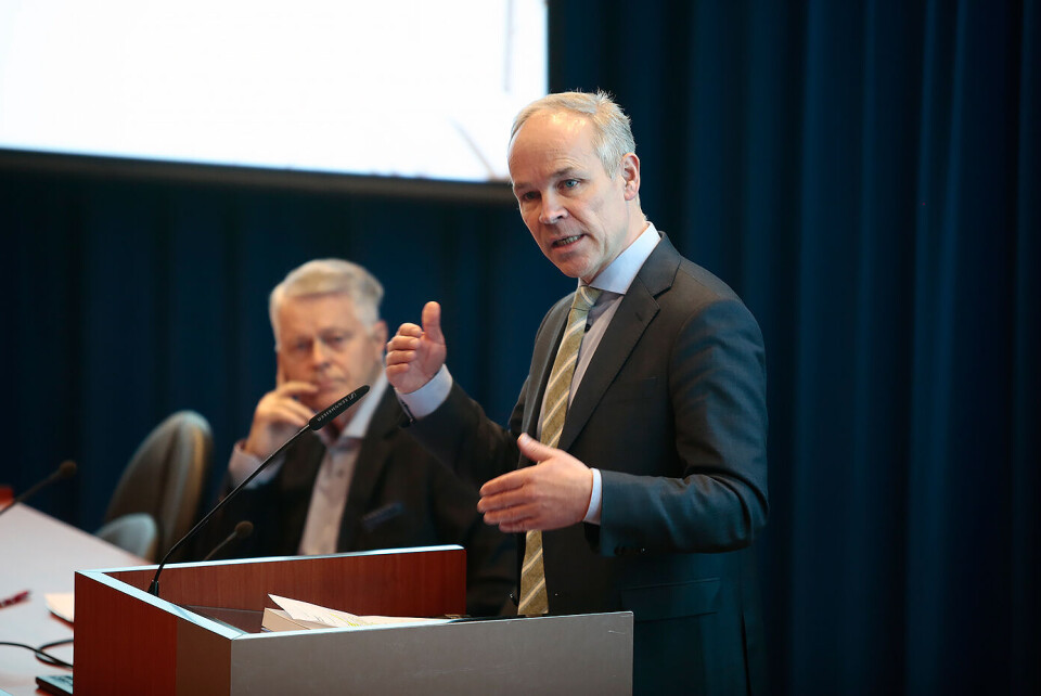 Kommunalminister Jan Tore Sanner (H) mener byrådet i Oslo bør revurdere å kalle seg byregjering, etter kommunelovutvalgets forslag i dag. Foto: Magnus Knutsen Bjørke Kommunalminister Jan Tore Sanner (H) mener byrådet i Oslo bør revurdere å kalle seg byregjering, etter kommunelovutvalgets forslag i dag. Foto: Magnus Knutsen Bjørke