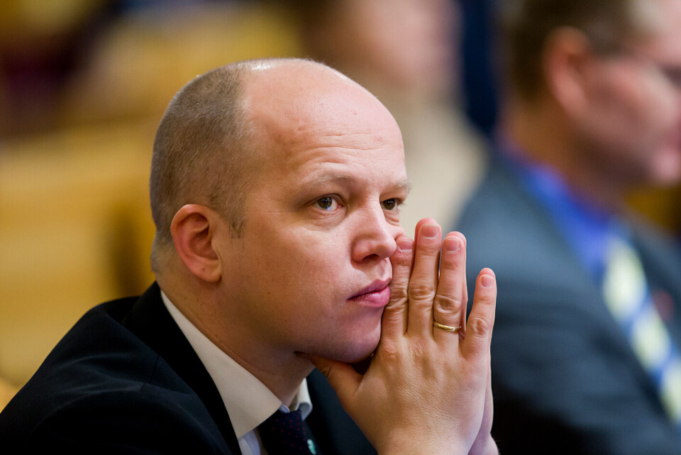 – Jeg håper Stortinget tar til vettet og legger bort sentraliseringshysteriet, sier Trygve Slagsvold Vedum (Sp). Foto: Cornelius Poppe / NTB scanpix – Jeg håper Stortinget tar til vettet og legger bort sentraliseringshysteriet, sier Trygve Slagsvold Vedum (Sp). Foto: Cornelius Poppe / NTB scanpix