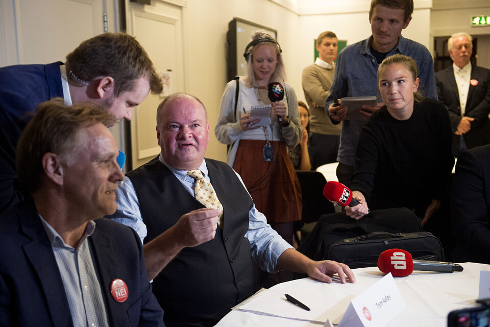 Selv om Trym H. Aafløy og Folkeaksjonen nei til mer bompenger ble den store valgvinneren i Bergen, ligger det ikke an til at partiet fikk nok støtte til å sikre makten til høyresiden i byen. Foto: Marit Hommedal / NTB scanpix Selv om Trym H. Aafløy og Folkeaksjonen nei til mer bompenger ble den store valgvinneren i Bergen, ligger det ikke an til at partiet fikk nok støtte til å sikre makten til høyresiden i byen. Foto: Marit Hommedal / NTB scanpix