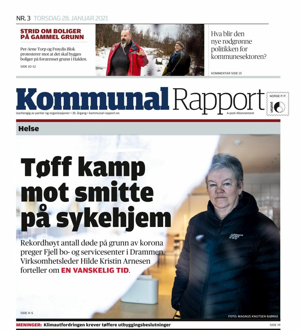 Ukeavisa er forsinket