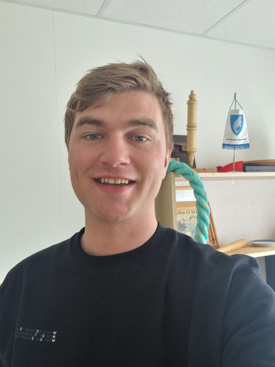 Disse unge kandidatene tar kampen om ordførerklubba Simon Løvhaug (Sp) er allerede ordfører i Salangen. Snart får vi se om velgerne gir han fornyet tillit.