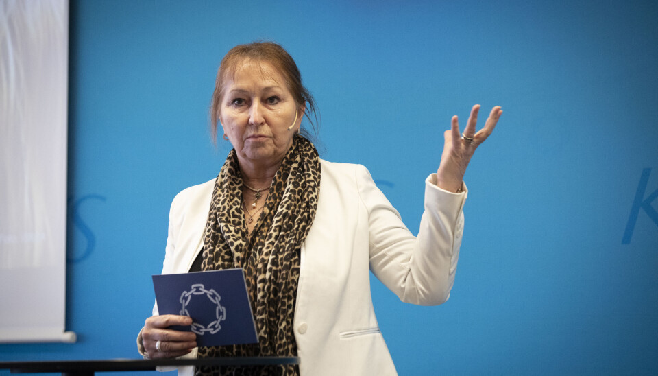 KS-leder Gunn Marit Helgesen er ikke fornøyd med statsbudsjettet for 2025.