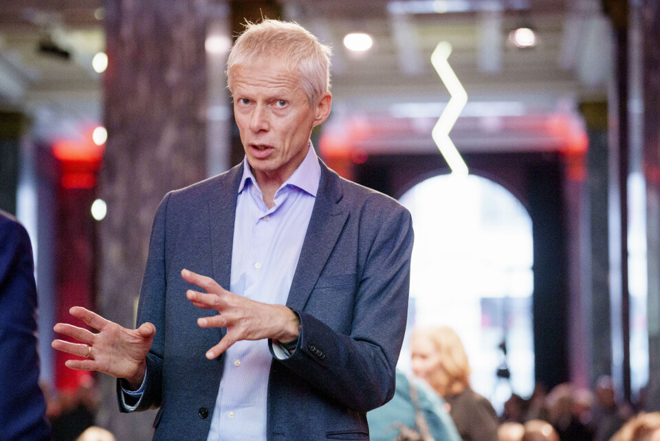 Arbeids- og velferdsdirektør Hans Christian Holte på NAV-konferansen 2023 på Sentralen. Arbeids- og velferdsdirektør Hans Christian Holte på NAV-konferansen 2023 på Sentralen.