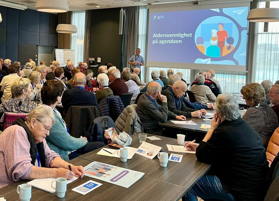 Denne våren har 1.400 eldrerådsmedlemmer fra over 300 kommuner og fylkeskommuner deltatt på det nye eldrerådskurset. Her ser vi deltakere på kurset i Kristiansand.