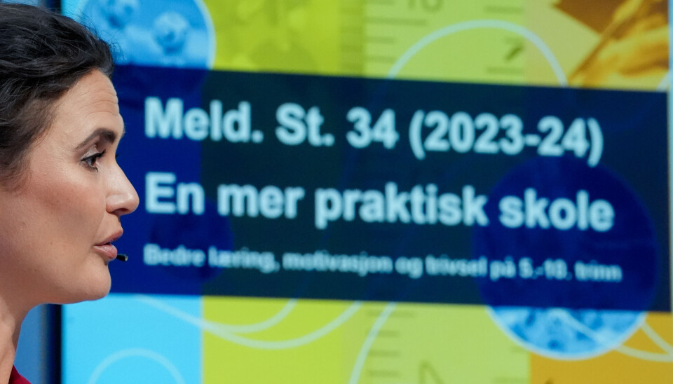 Kunnskapsminister Kari Nessa Nordtun (Ap) la fredag fram melding for grunnskolens 5. til 10. trinn.
