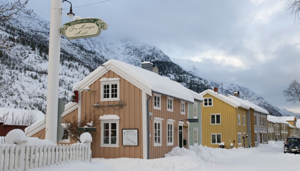 Trehusbebyggelsen i Sjøgata i Mosjøen er blant Vefsns største trekkplaster. Skal disse ligge i Mosjøen eller Vefsn kommune i framtida?
