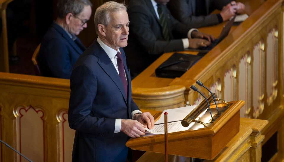Statsminister Jonas Gahr Støre (Ap) redegjorde for regjeringens politikk i Stortinget onsdag.