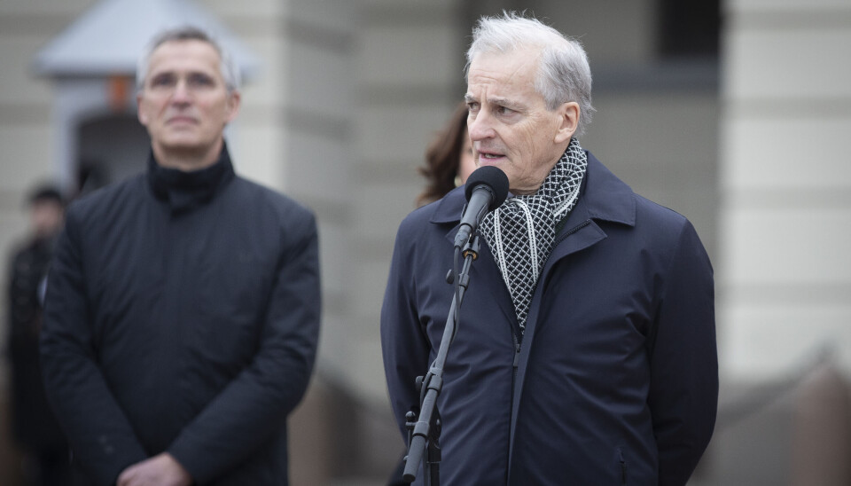 Ny ren Ap-regjering presentert på Slottsplassen 04.02.2025.