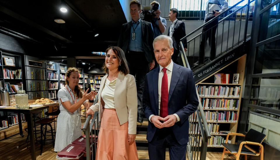 Statsminister Jonas Gahr Støre (Ap) og kunnskapsminister Kari Nessa Nordtun (Ap) la mandag fram prioriteringer i skolen på Deichman Tøyen i Oslo.