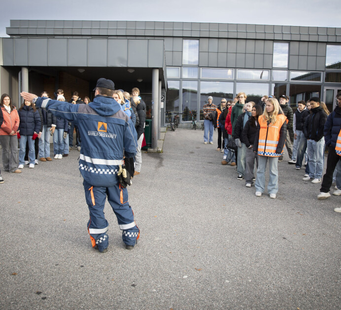 Disse elevene er de første i landet som får undervisning i beredskap