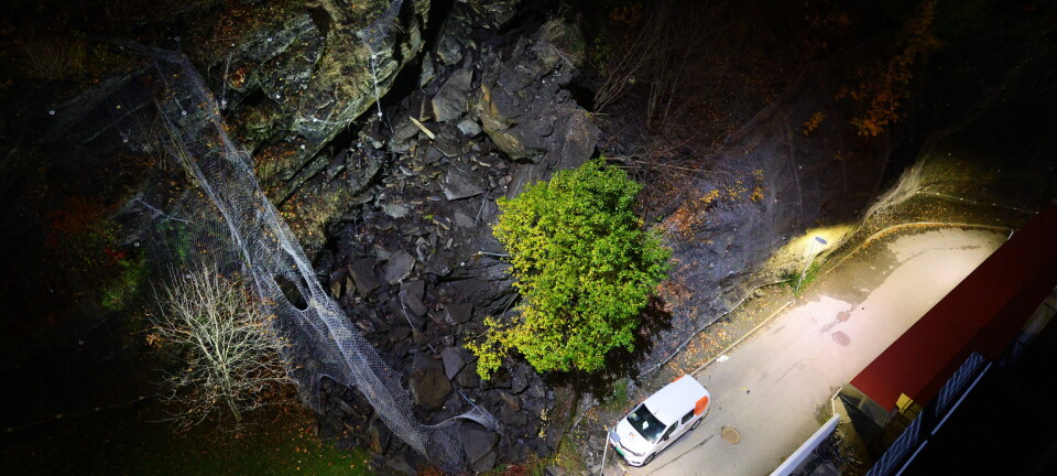 Rolig natt ved rasstedet i Oslo – geologer undersøker stedet